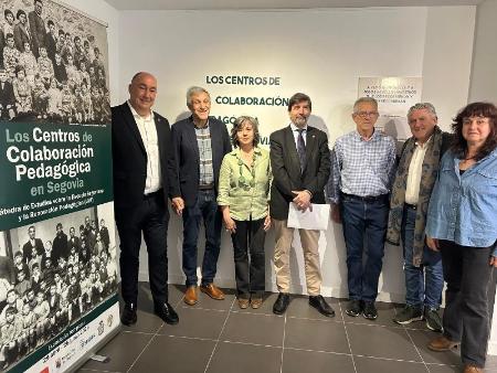Imagen La Diputación de Segovia hace posible la exposición sobre los pioneros de la formación educativa en la escuela rural en el Campus María Zambrano